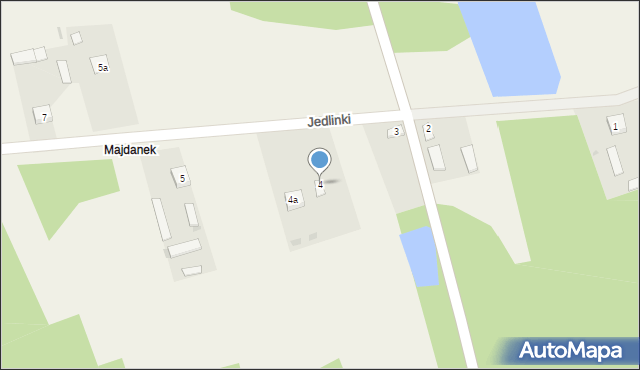 Jedlinki, Jedlinki, 4, mapa Jedlinki