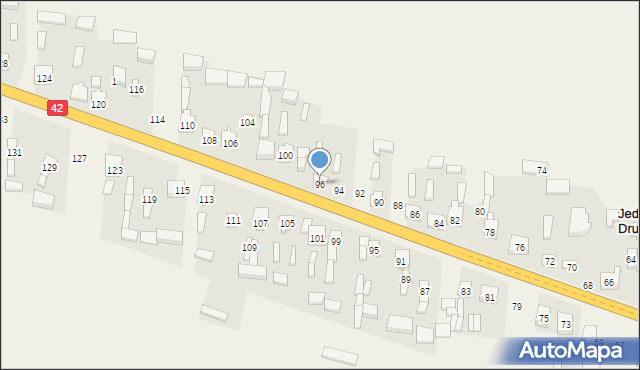 Jedlno Drugie, Jedlno Drugie, 96, mapa Jedlno Drugie