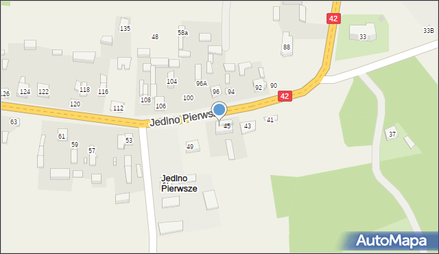 Jedlno Pierwsze, Jedlno Pierwsze, 47, mapa Jedlno Pierwsze