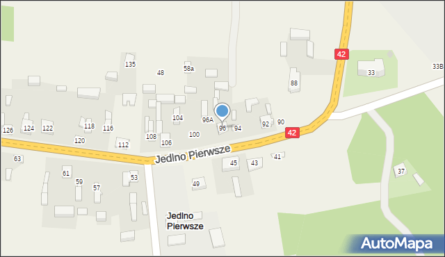 Jedlno Pierwsze, Jedlno Pierwsze, 96, mapa Jedlno Pierwsze