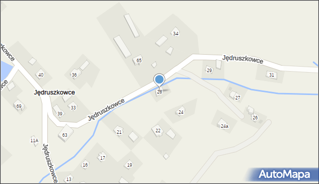 Jędruszkowce, Jędruszkowce, 28, mapa Jędruszkowce