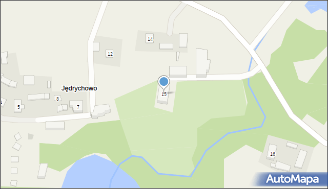 Jędrychowo, Jędrychowo, 15, mapa Jędrychowo