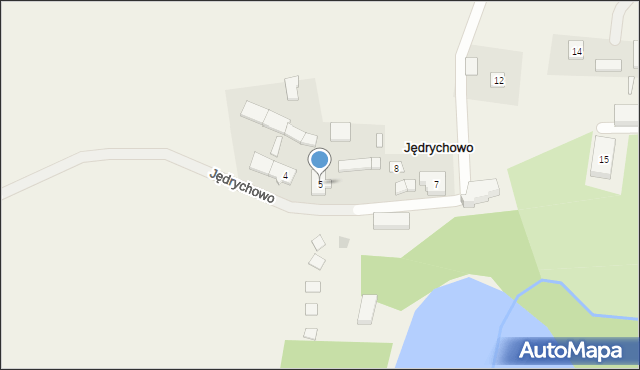 Jędrychowo, Jędrychowo, 5, mapa Jędrychowo