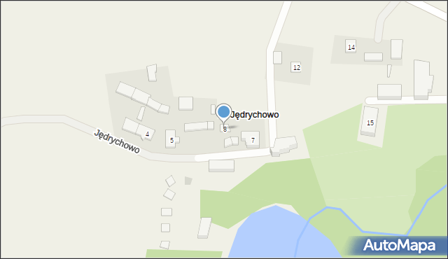 Jędrychowo, Jędrychowo, 8, mapa Jędrychowo