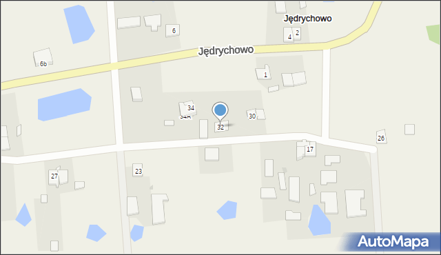 Jędrychowo, Jędrychowo, 32, mapa Jędrychowo