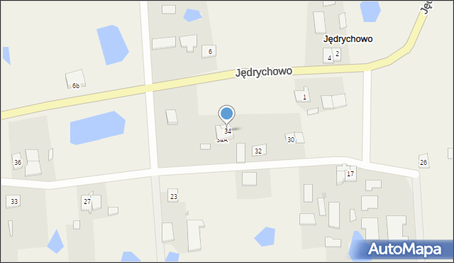 Jędrychowo, Jędrychowo, 34, mapa Jędrychowo