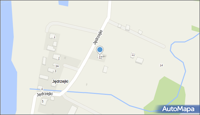 Jędrzejki, Jędrzejki, 12, mapa Jędrzejki