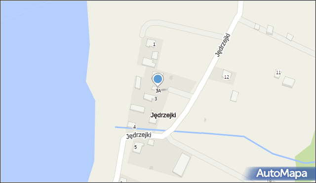 Jędrzejki, Jędrzejki, 3A, mapa Jędrzejki
