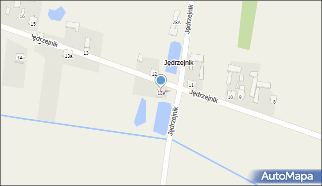 Jędrzejnik, Jędrzejnik, 12a, mapa Jędrzejnik