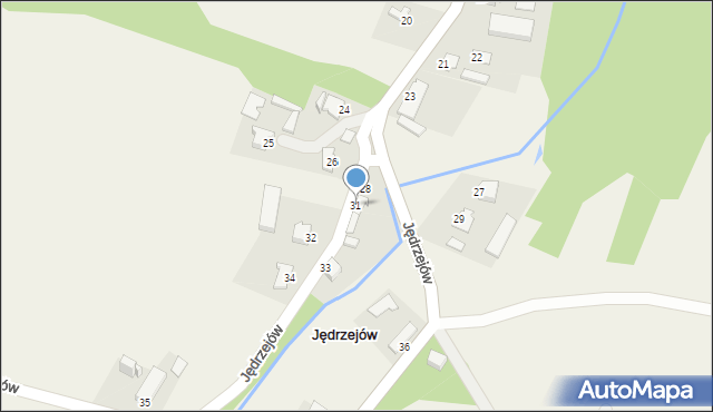 Jędrzejów, Jędrzejów, 31, mapa Jędrzejów