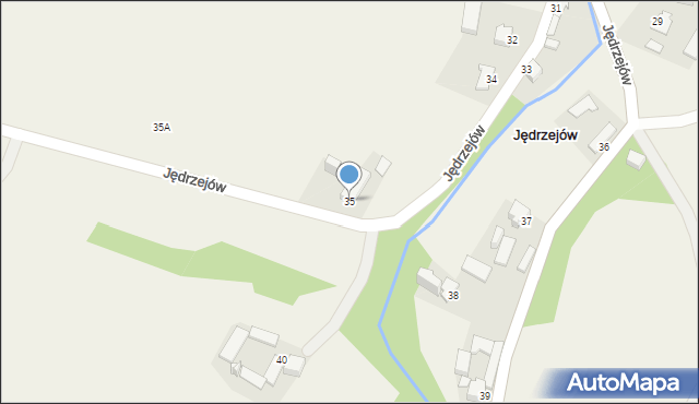 Jędrzejów, Jędrzejów, 35, mapa Jędrzejów