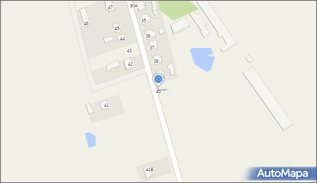 Jędrzejów Nowy, Jędrzejów Nowy, 40, mapa Jędrzejów Nowy