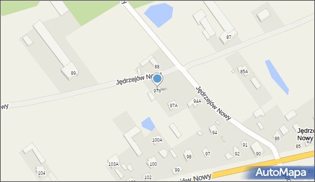 Jędrzejów Nowy, Jędrzejów Nowy, 97b, mapa Jędrzejów Nowy