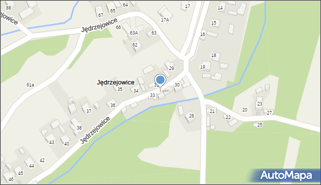 Jędrzejowice, Jędrzejowice, 32, mapa Jędrzejowice