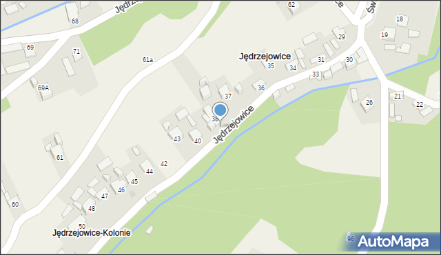 Jędrzejowice, Jędrzejowice, 39, mapa Jędrzejowice