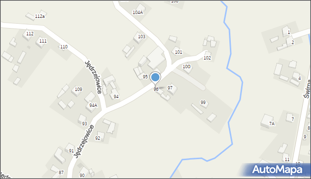 Jędrzejowice, Jędrzejowice, 96, mapa Jędrzejowice