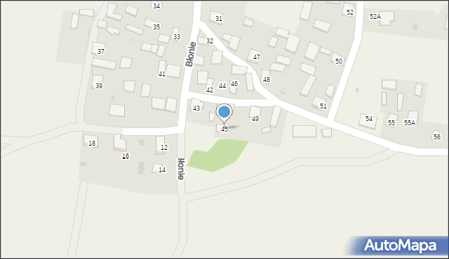 Jędrzejówka, Jędrzejówka, 45, mapa Jędrzejówka