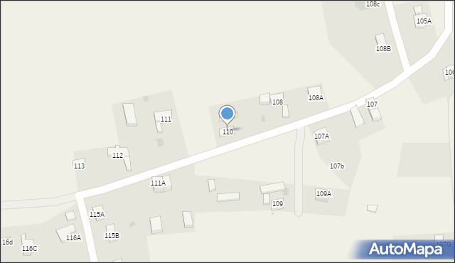 Jędrzychów, Jędrzychów, 110, mapa Jędrzychów