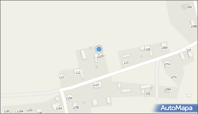 Jędrzychów, Jędrzychów, 111, mapa Jędrzychów