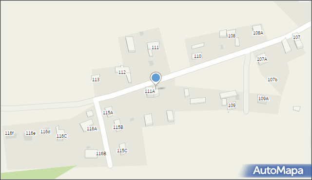 Jędrzychów, Jędrzychów, 111B, mapa Jędrzychów