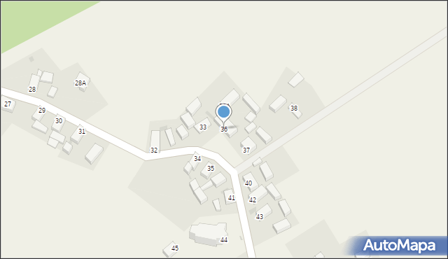 Jędrzychów, Jędrzychów, 36, mapa Jędrzychów