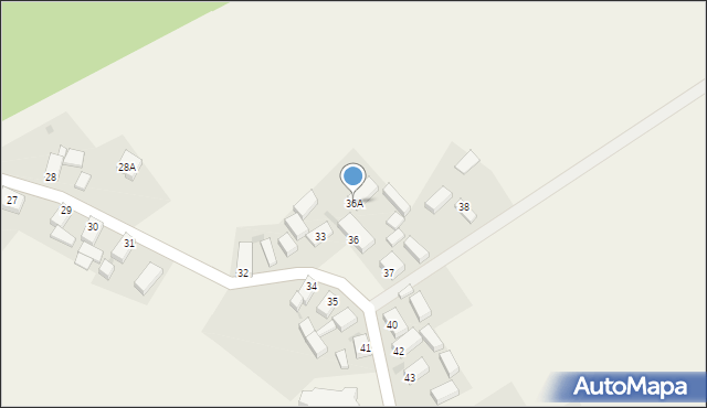 Jędrzychów, Jędrzychów, 36A, mapa Jędrzychów