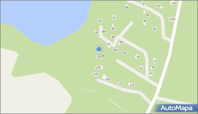 Jedzbark, Jedzbark, 101, mapa Jedzbark