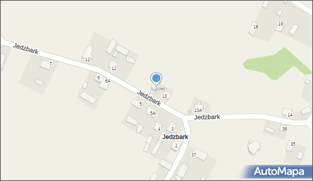 Jedzbark, Jedzbark, 13B, mapa Jedzbark