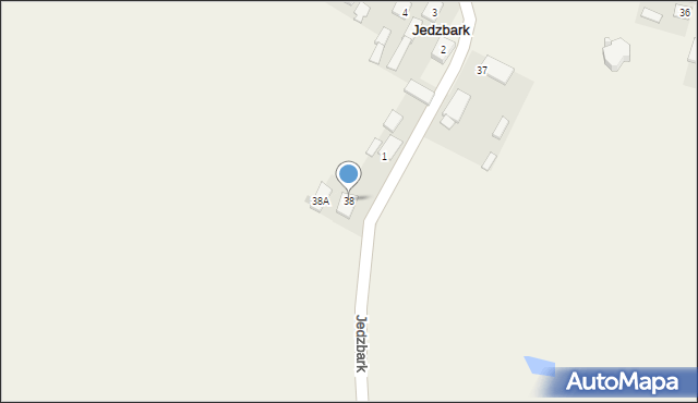 Jedzbark, Jedzbark, 38, mapa Jedzbark