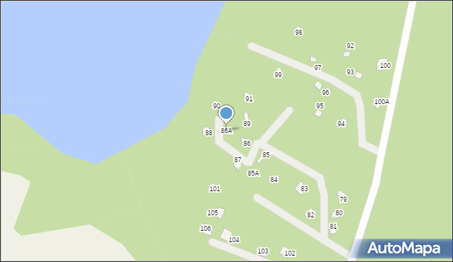 Jedzbark, Jedzbark, 86A, mapa Jedzbark