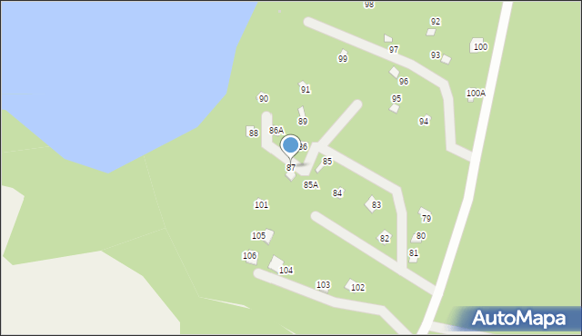 Jedzbark, Jedzbark, 87, mapa Jedzbark