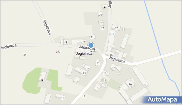 Jegielnica, Jegielnica, 19, mapa Jegielnica