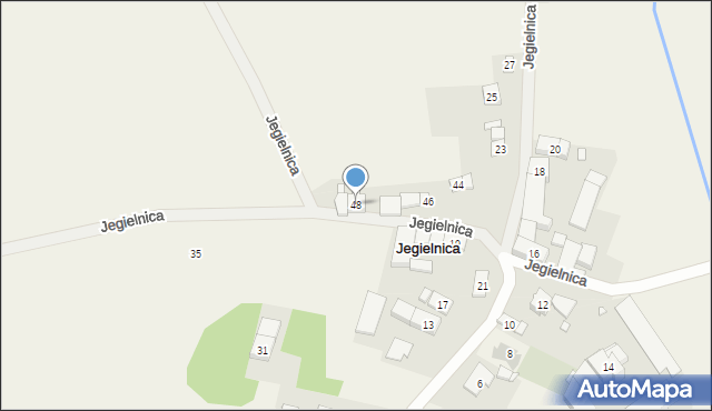 Jegielnica, Jegielnica, 48, mapa Jegielnica