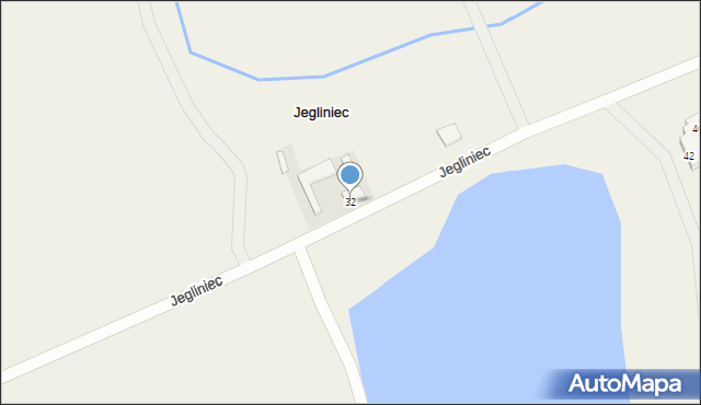 Jegliniec, Jegliniec, 32, mapa Jegliniec