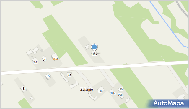 Jęgrzna, Jęgrzna, 90a, mapa Jęgrzna