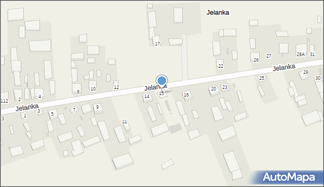 Jelanka, Jelanka, 15, mapa Jelanka