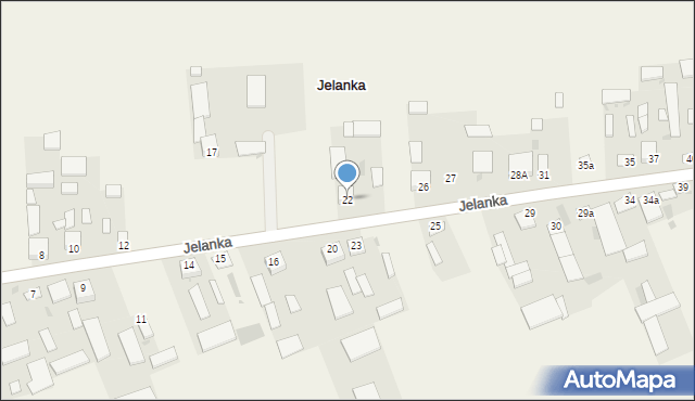 Jelanka, Jelanka, 22, mapa Jelanka