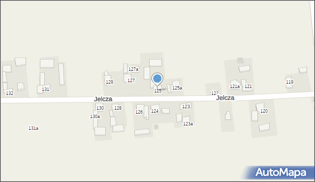 Jelcza, Jelcza, 125, mapa Jelcza