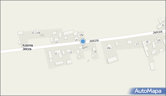 Jelcza, Jelcza, 14, mapa Jelcza