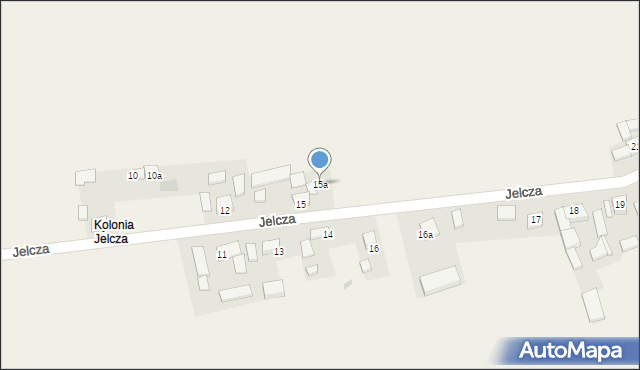 Jelcza, Jelcza, 15a, mapa Jelcza