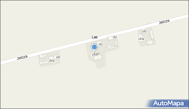 Jelcza, Jelcza, 181a, mapa Jelcza