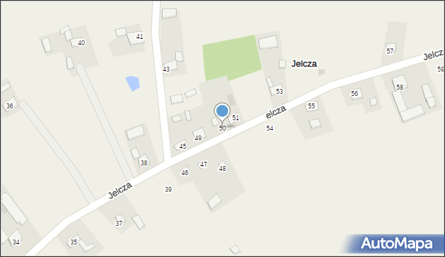 Jelcza, Jelcza, 50, mapa Jelcza