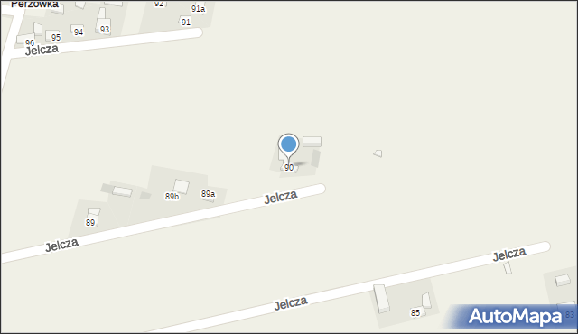 Jelcza, Jelcza, 90, mapa Jelcza