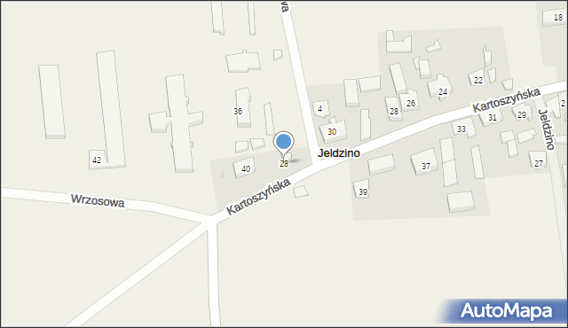 Jeldzino, Jeldzino, 28, mapa Jeldzino