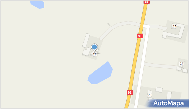 Jeleń, Jeleń, 22, mapa Jeleń