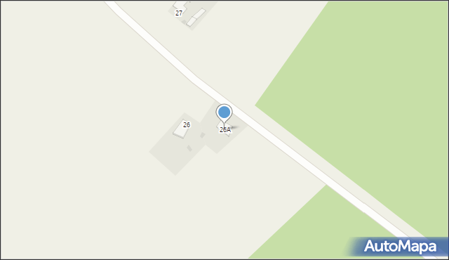 Jeleń, Jeleń, 26A, mapa Jeleń