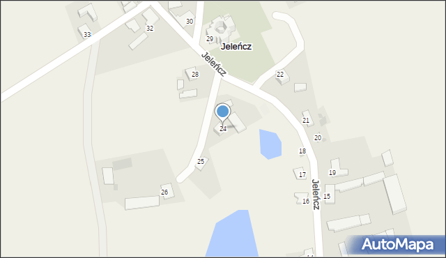 Jeleńcz, Jeleńcz, 24, mapa Jeleńcz