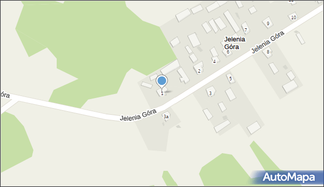 Jelenia Góra, Jelenia Góra, 1, mapa Jelenia Góra