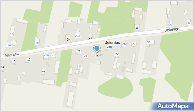 Jeleniec, Jeleniec, 25, mapa Jeleniec