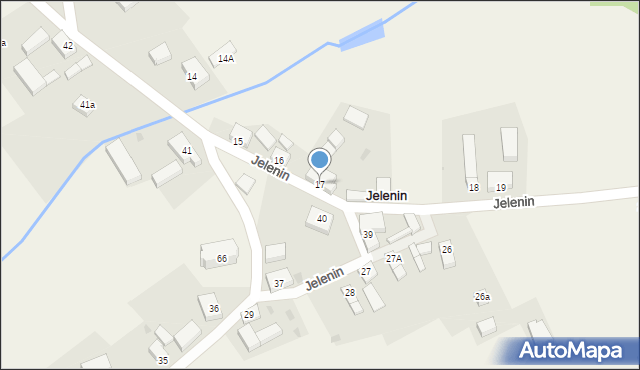 Jelenin, Jelenin, 17, mapa Jelenin